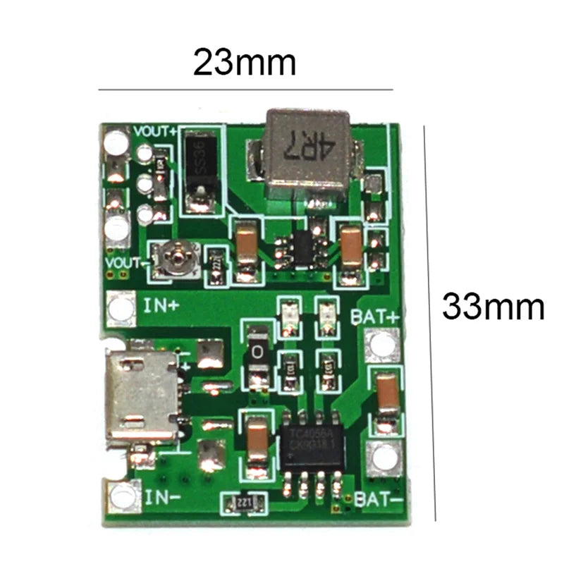 USB Lithium 3.7V Battery Charging Module DC-DC Boost Step Up DC-DC Boost Module HIP one size