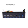 7-8 Port USB 3.0 Front Panel Hub – 5.25" PC Case Bay USB Front Panel Hub HIP USB3.0 7Ports