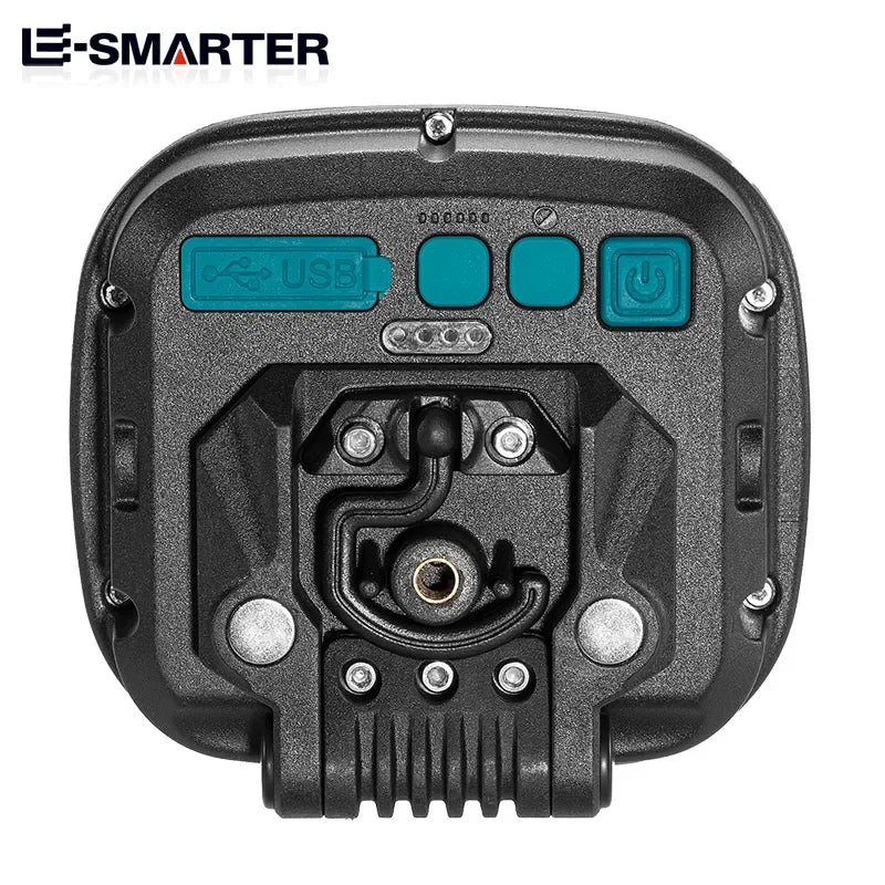 ESMARTER 1000-Lumen Magnetic LED Flashlight with Power Bank Rechargeable LED Flashlight HIP