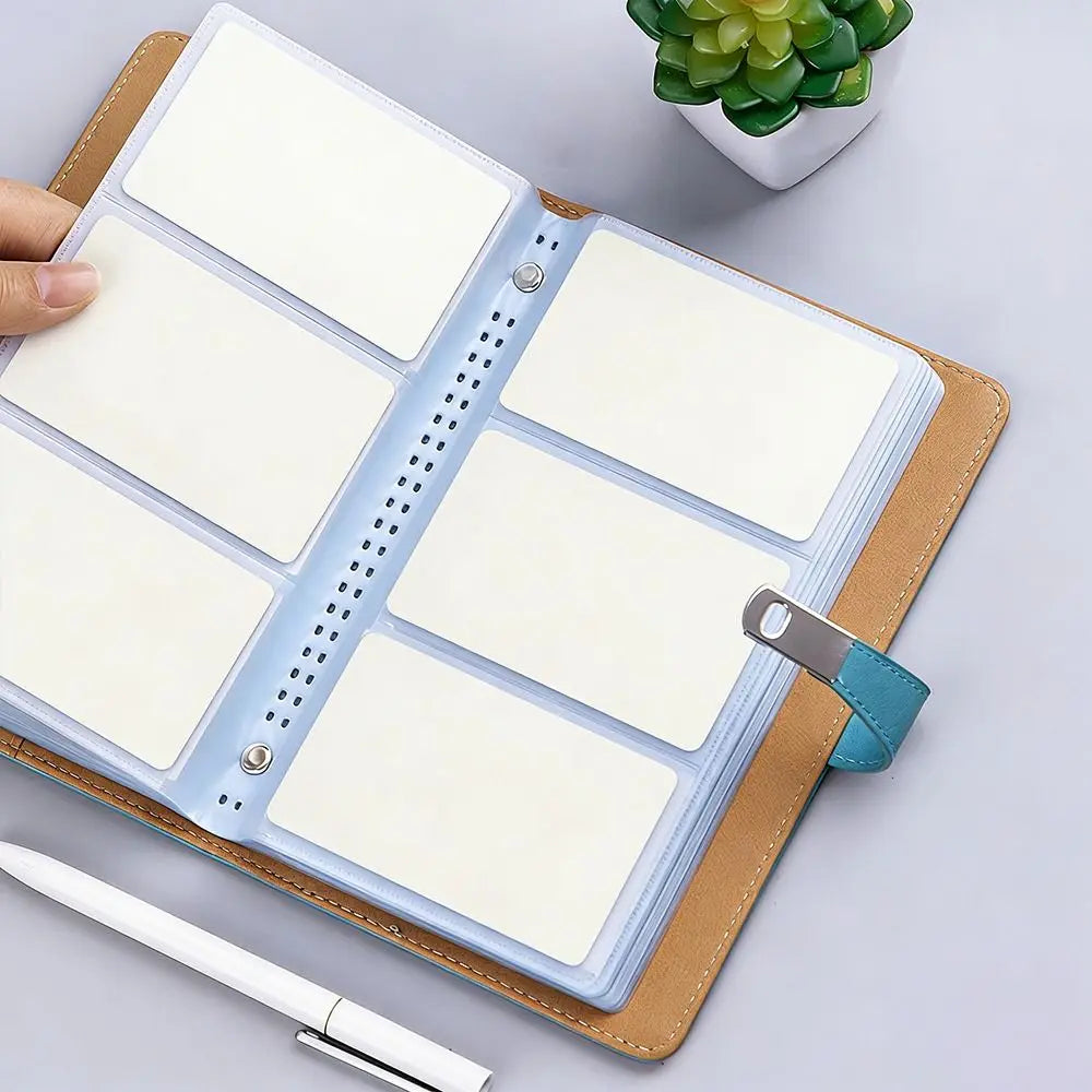 120-Card PU Leather Card Holder Book for Men & Women Card Holder Book HIP