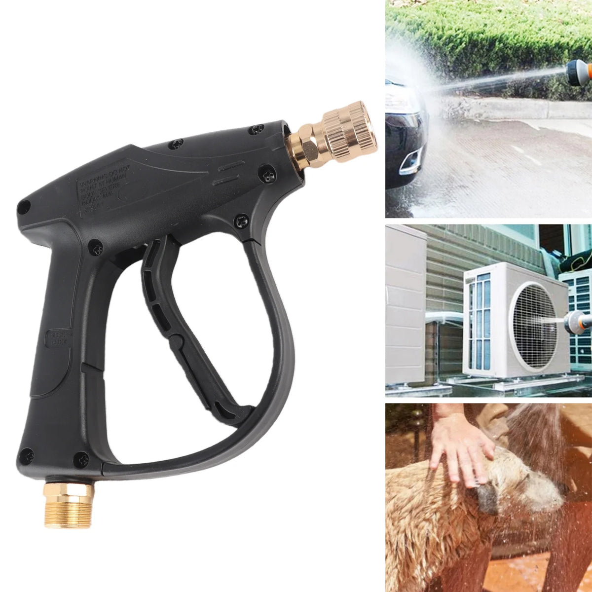 High Pressure Washer High Power Washer 4350PSI Easy To Assemble with 1/4inch Quick Connector for Siding for Window Cleaning HIP