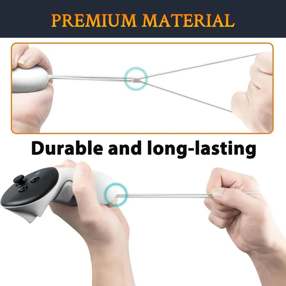 VR Controller Wrist Strap for Meta Quest 3 & 3S – Anti-Drop VR Controller Strap HIP