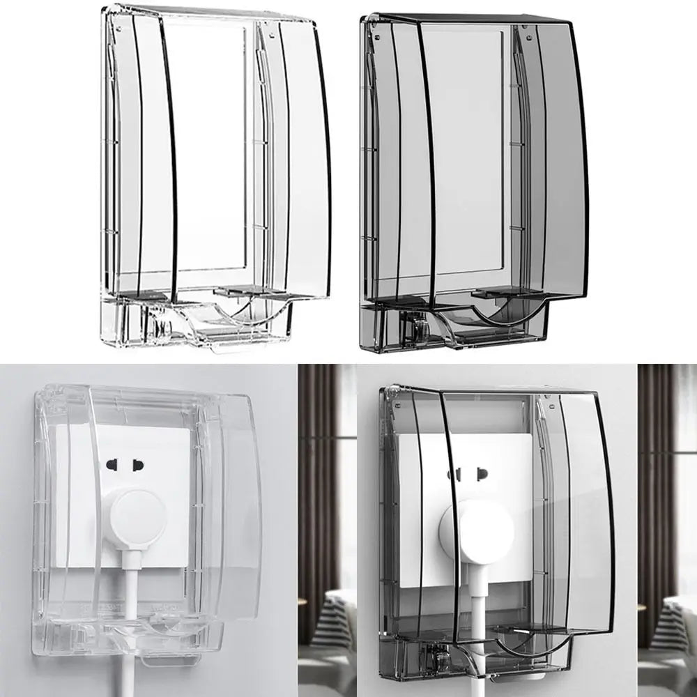 Splash-Proof Wall Socket Waterproof Cover Box | Outlet Guard Socket Waterproof Cover HIP