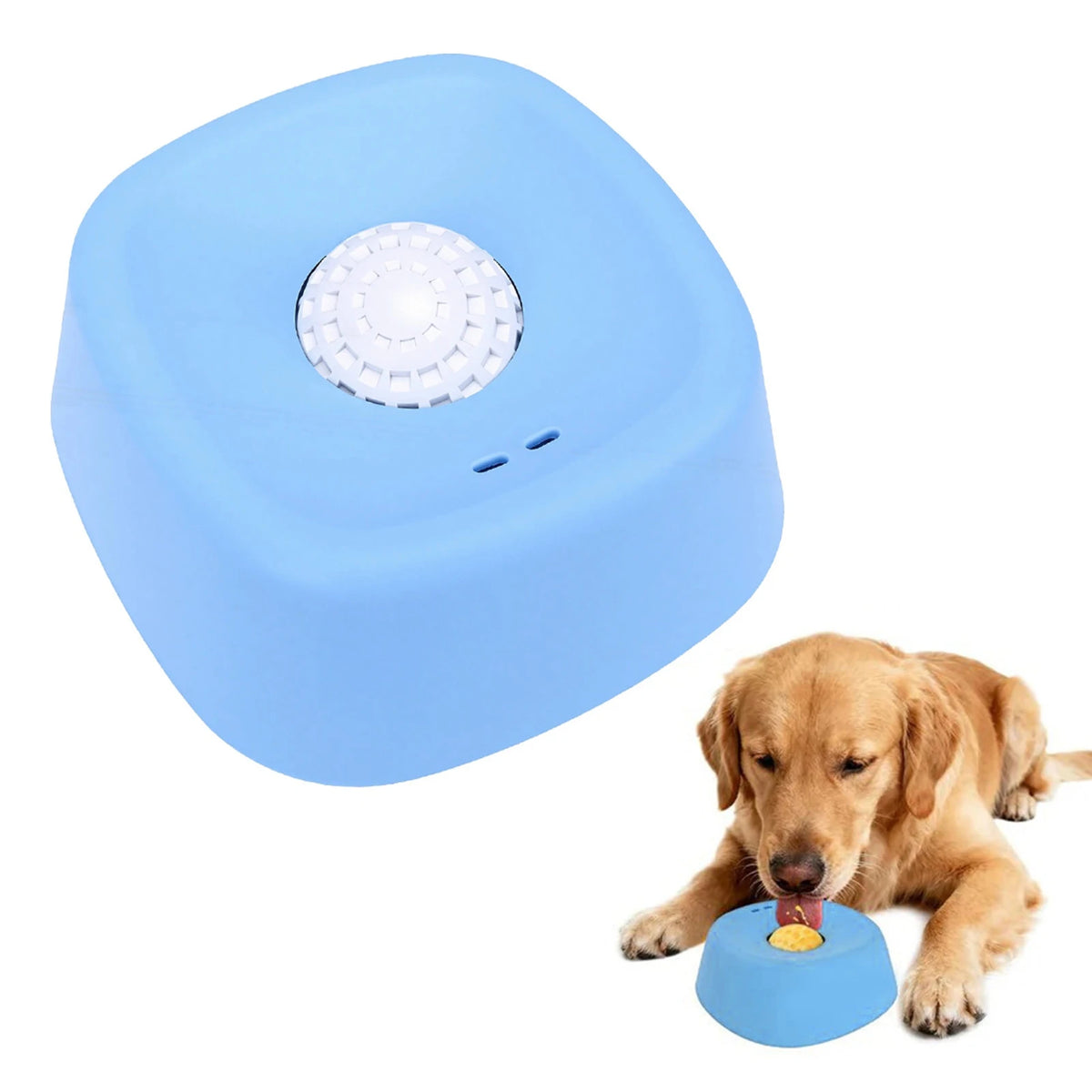Slow Feeder Lick Bowl Spill Proof Liquid Treat Lick Bowl Dog Licking Ball Treat Dispenser for Bone Broth Yogurt HIP