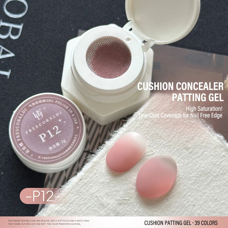 39-Color Air Cushion Patting Gel – Gradient Blush Nail Art