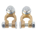 Heavy Duty Brass Battery Terminal Clamps – 2-Pack Top Post Battery Terminal Clamps HIP PURPLE