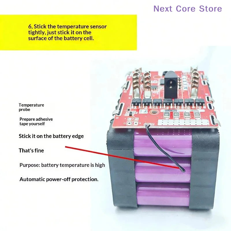 21V 7MOS Li-Battery Protection Board for Electric Tools Battery Protection Board HIP