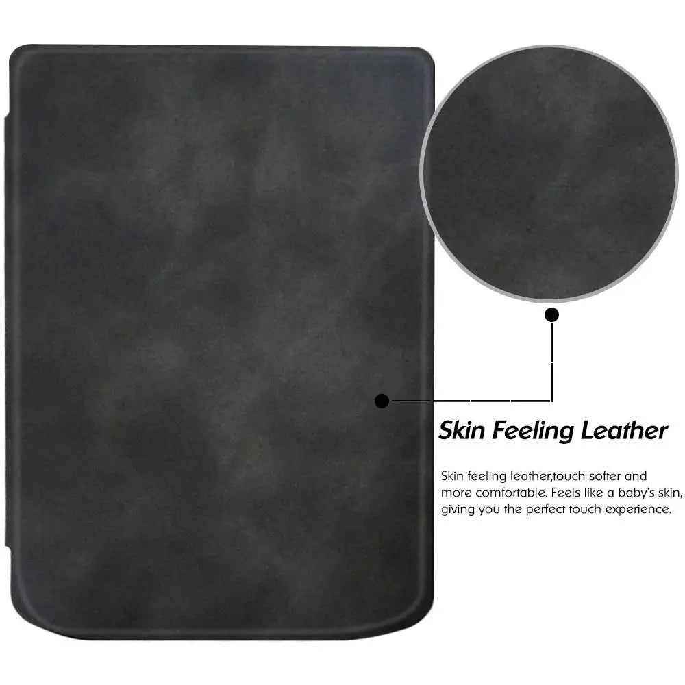 Pocketbook Verse/Verse Pro Case – Auto Wake/Sleep PU Leather E-Reader Folio Case HIP