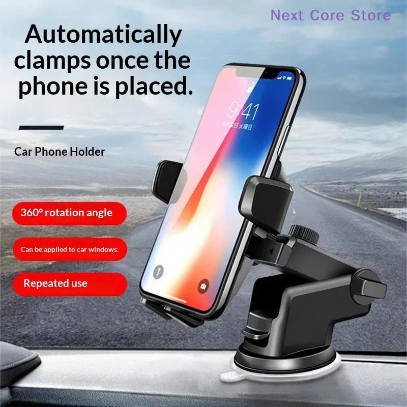 360° Rotation Car Phone Holder – Universal Suction Cup Mount Car Phone Mount HIP