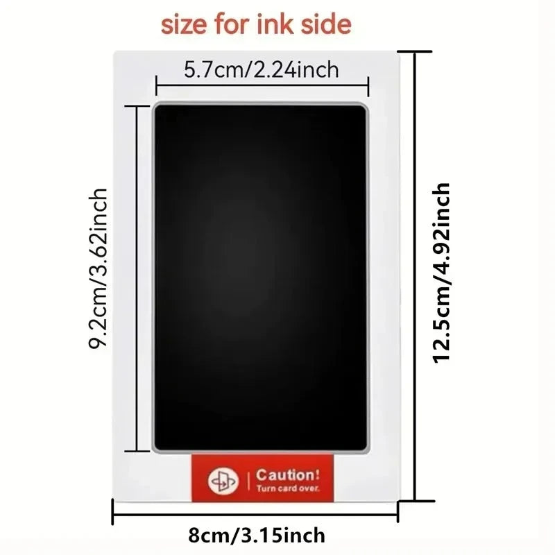 Inkless Paw Print Kit – Pet & Baby Handprint Footprint Pad Inkless Print Kit HIP C14-1pcs Black