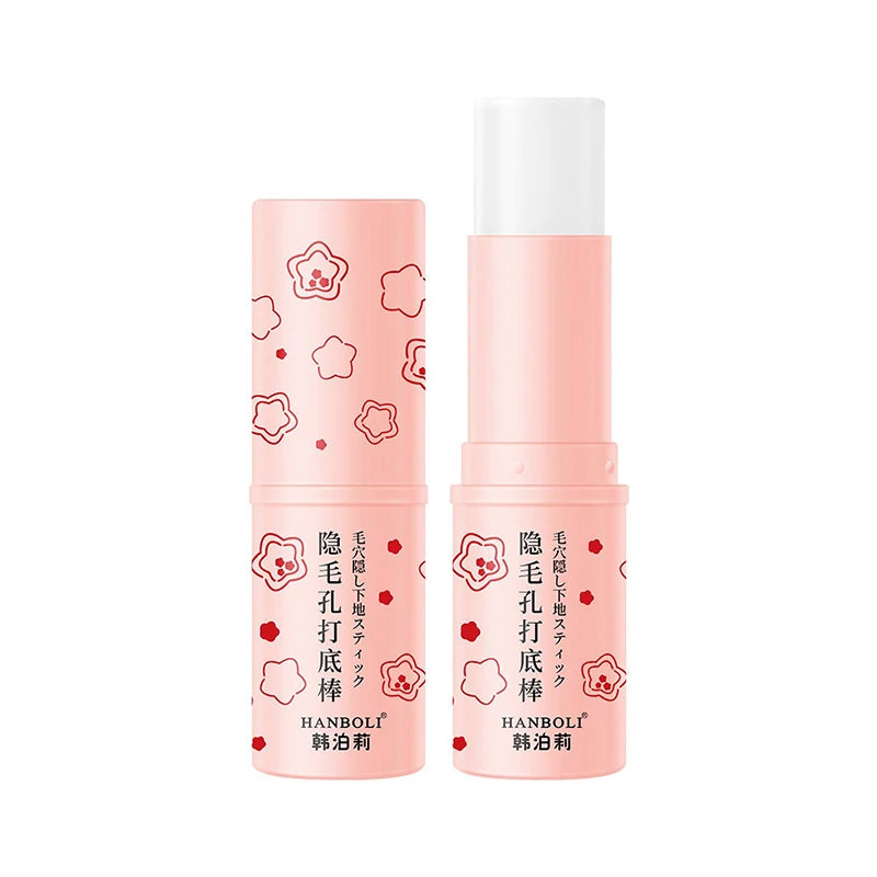 Face Primer Stick,Invisible Pore Base Stick Makeup Concealer Isolation Makeup Front Pore Base Modifying Skin Color Primer Makeup HIP 7g