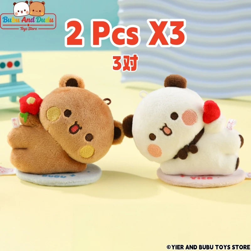 Panda Bubu & Dudu Magnetic Plush Pendant Keychain & Décor Magnetic Plush Pendant HIP 2 Pcs X3