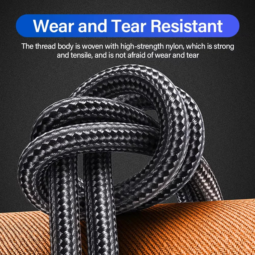 240W USB-C Fast Charging Cable PD3.1 Braided – 2m & 3m USB-C Charging Cable HIP