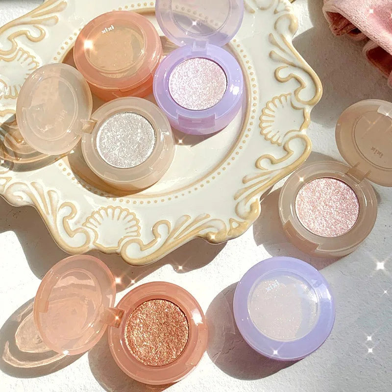 Diamond Eye Shadow Palette Gorgeous Glitter Eyeshadow Glossy Shiny Highlighter Shadow Shimmer Cowherd Weaver Girl Eyes Makeup HIP