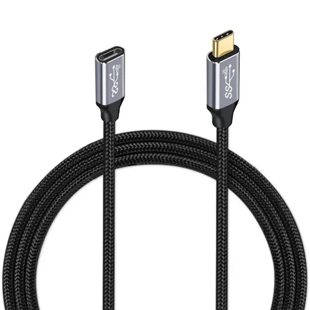USB-C Extension Cable 4K 60Hz 100W PD Fast Charging 10Gbps USB-C Extension Cable HIP