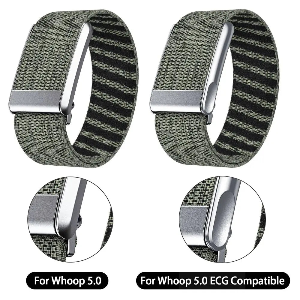 Nylon Replacement Strap for Whoop 5.0 – Breathable & Adjustable Fitness Tracker Strap HIP