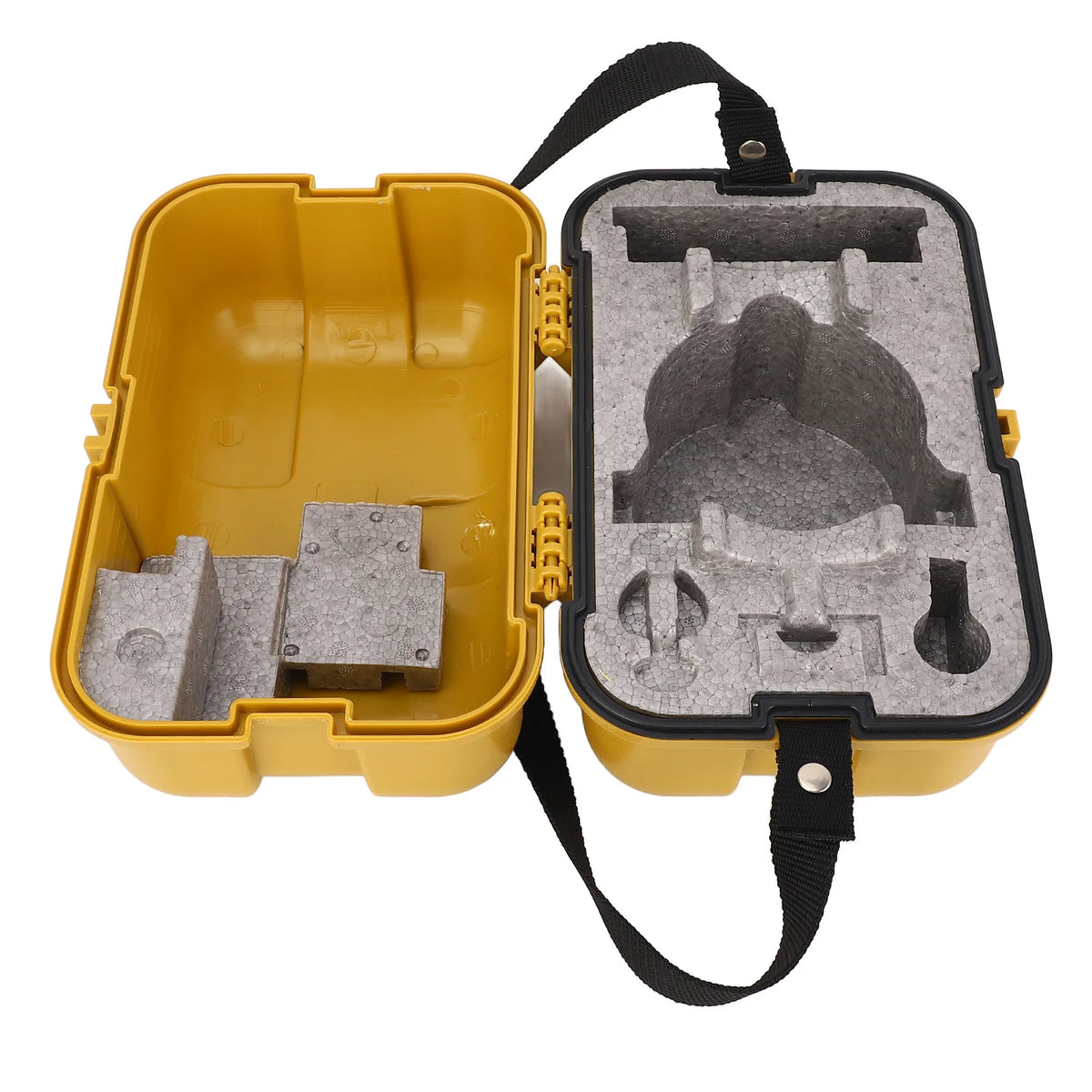 Surveying Level Case Leveling Instrument Case Single Lock Plastic Total Station Level Storage Box for Surveying Equipment Yellow HIP