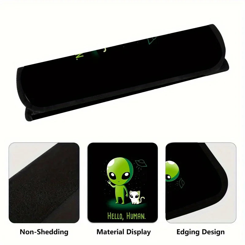 2-Pack Alien Cat Car Seat Belt Covers – Universal Fit | HIP Seat Belt Cover HIP