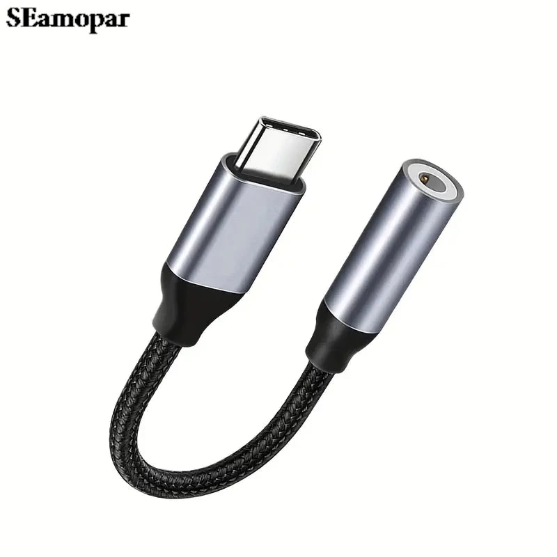 USB-C to 3.5mm Audio Adapter – iPhone 15, Samsung, Xiaomi Audio Cable Adapter HIP