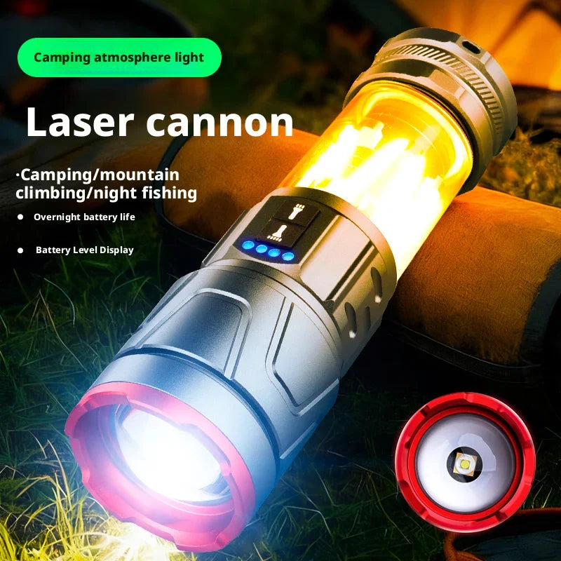 ESMARTER LED USB Rechargeable Flashlight – Waterproof Torch LED Flashlight HIP