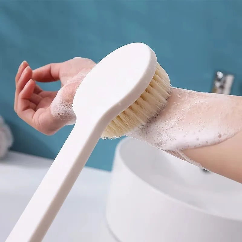 Long Handle Bath Brush – Soft Bristle Body Exfoliating Shower Body Bath Brush HIP