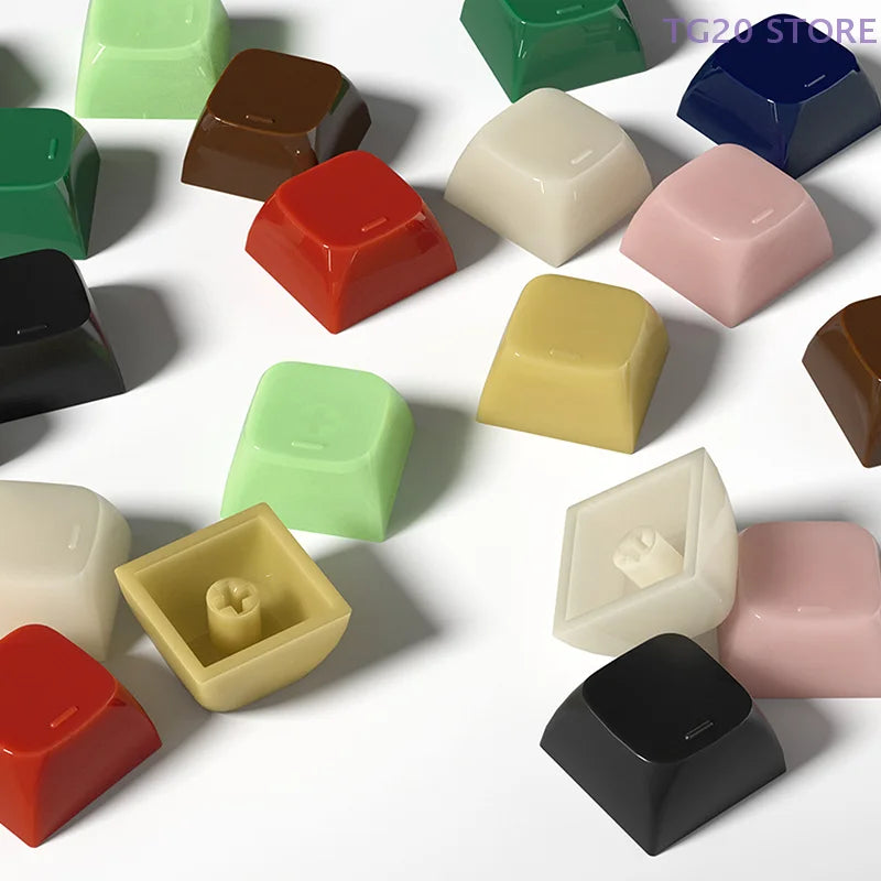 XDA Jade Jelly Clear PC Keycap for Custom Mechanical Keyboard Mechanical Keyboard Keycap HIP