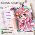 28-Color Multicolor Ballpoint Pen – 0.8mm Press Grip Writing Pen Multicolor Ballpoint Pen HIP A8