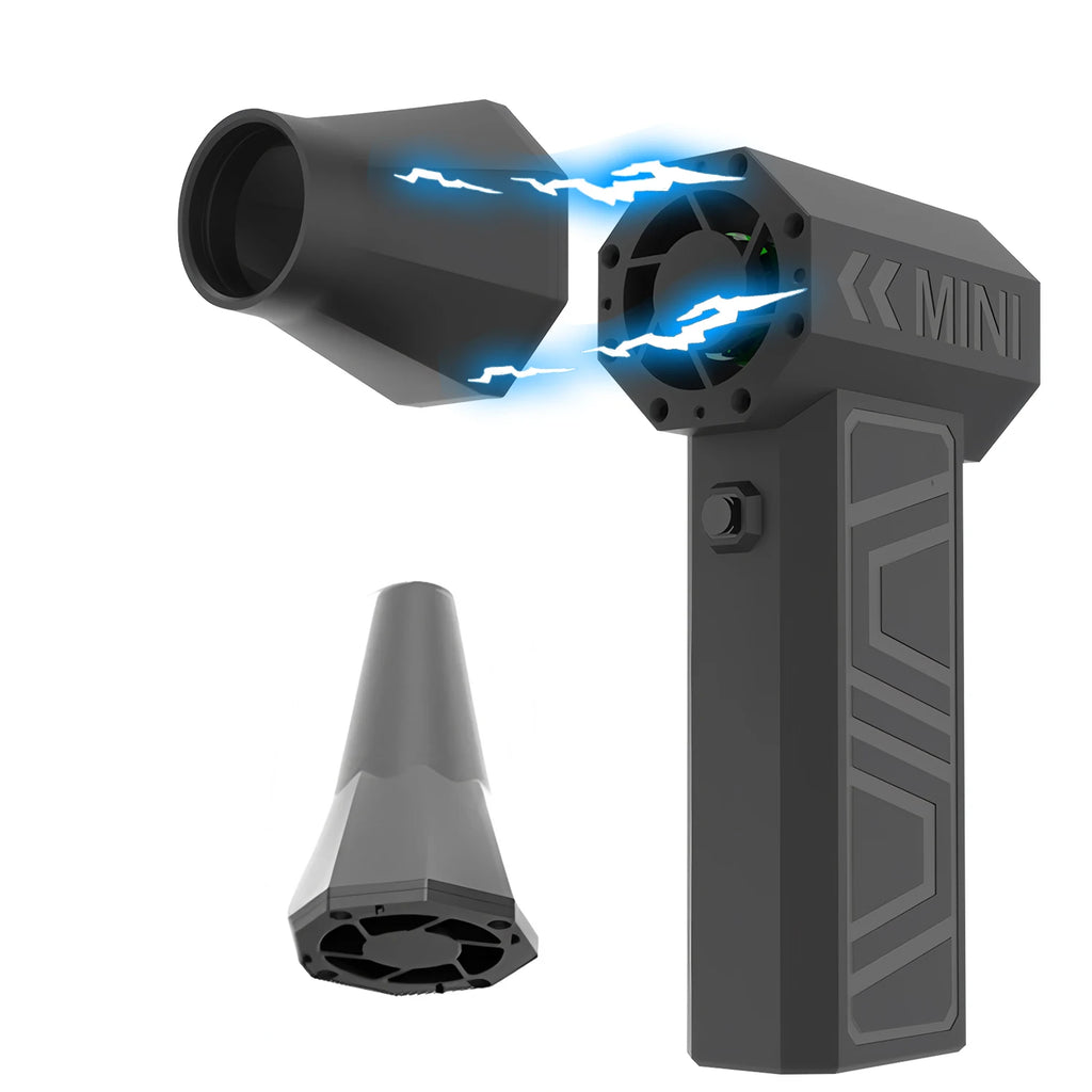 KINGSTICK Mini Turbo Jet Air Duster – Wireless Type-C Blower Electric Air Duster HIP Black