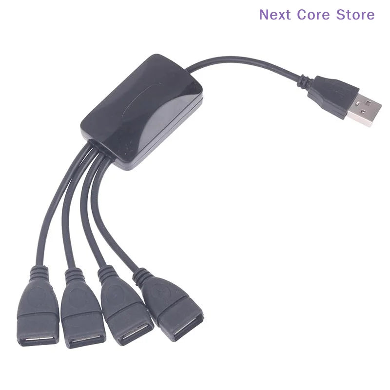 USB 2.0 Hub Splitter – 1 to 4 Port Extension Cable USB Hub Splitter HIP