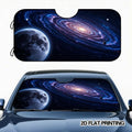 Galaxy & Moon Car Sun Visor – Universal Foldable Windshield Car Sun Visor HIP 1-M