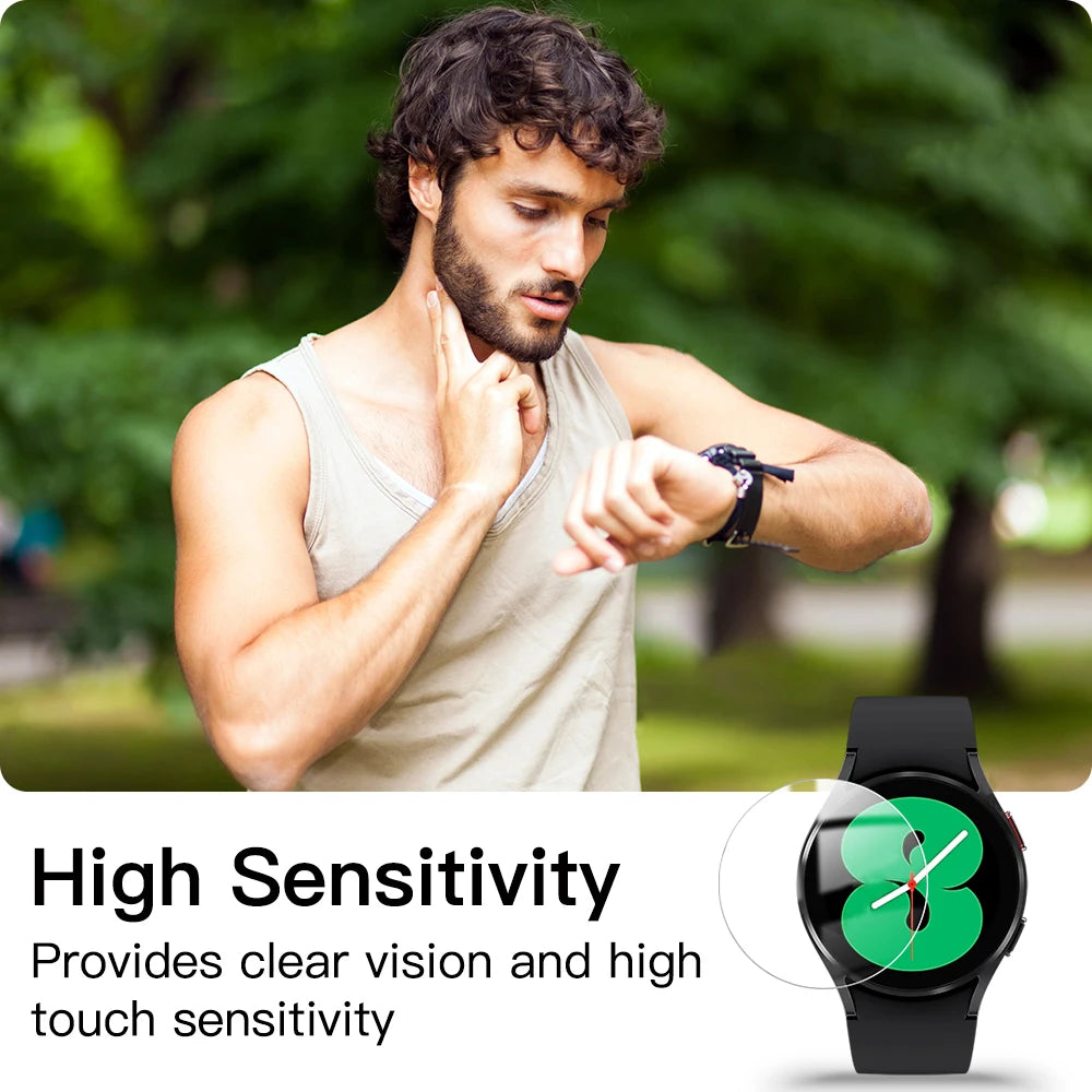 HD Tempered Glass Screen Protector – Samsung Galaxy Watch 4–7 Watch Screen Protector HIP
