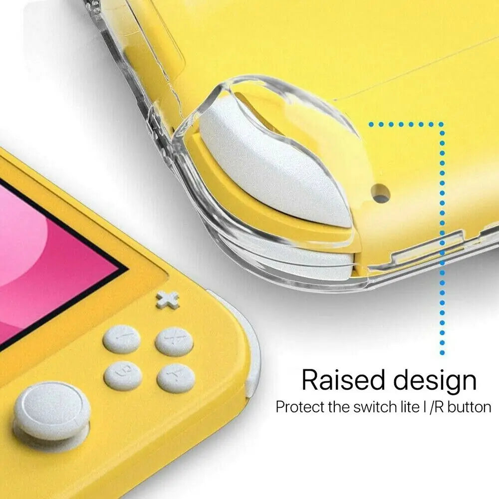 Clear Protective Case for Nintendo Switch Lite | Crystal Shell Console Protective Case HIP
