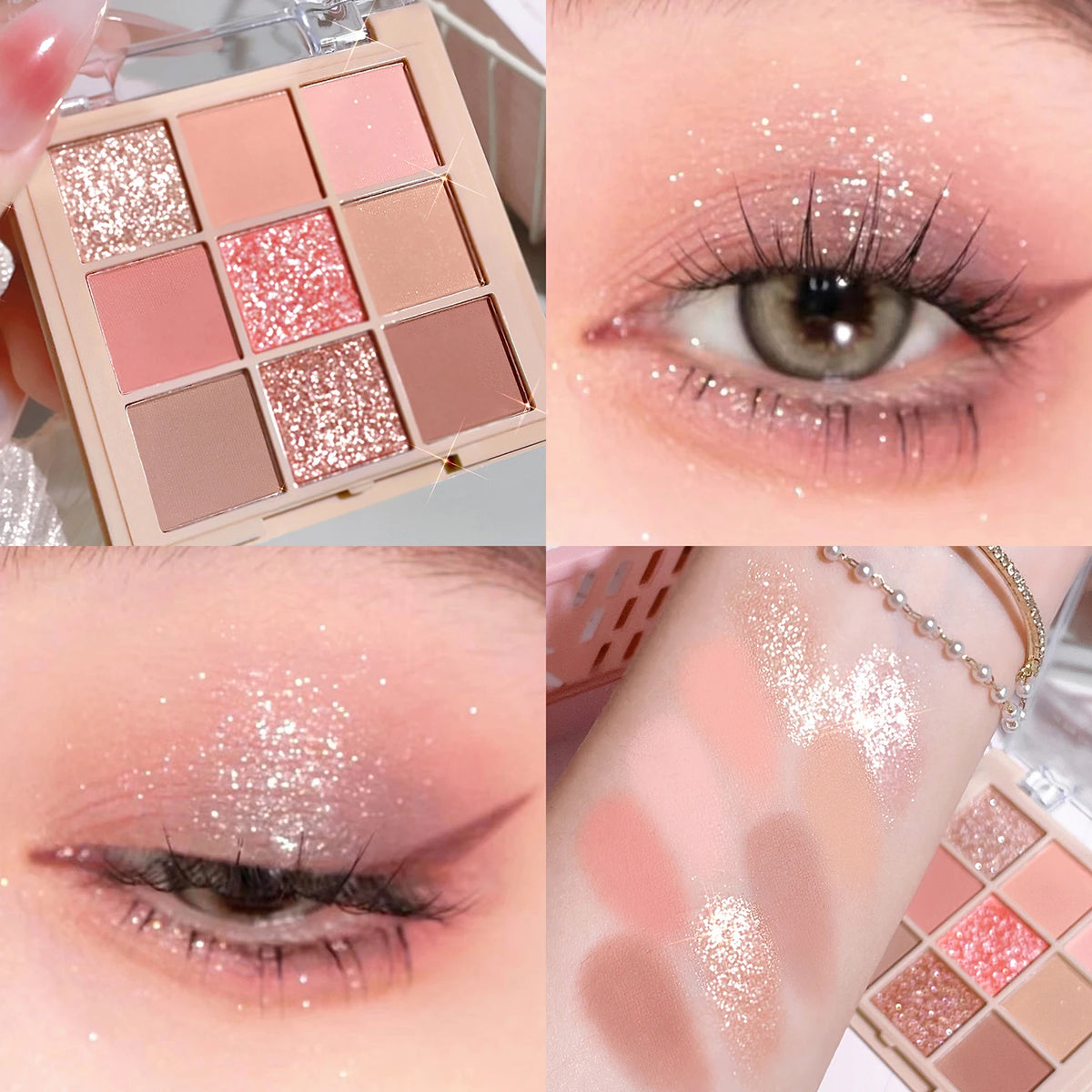 9-Color Matte & Shimmer Eyeshadow Palette | HIP Eyeshadow Palette HIP