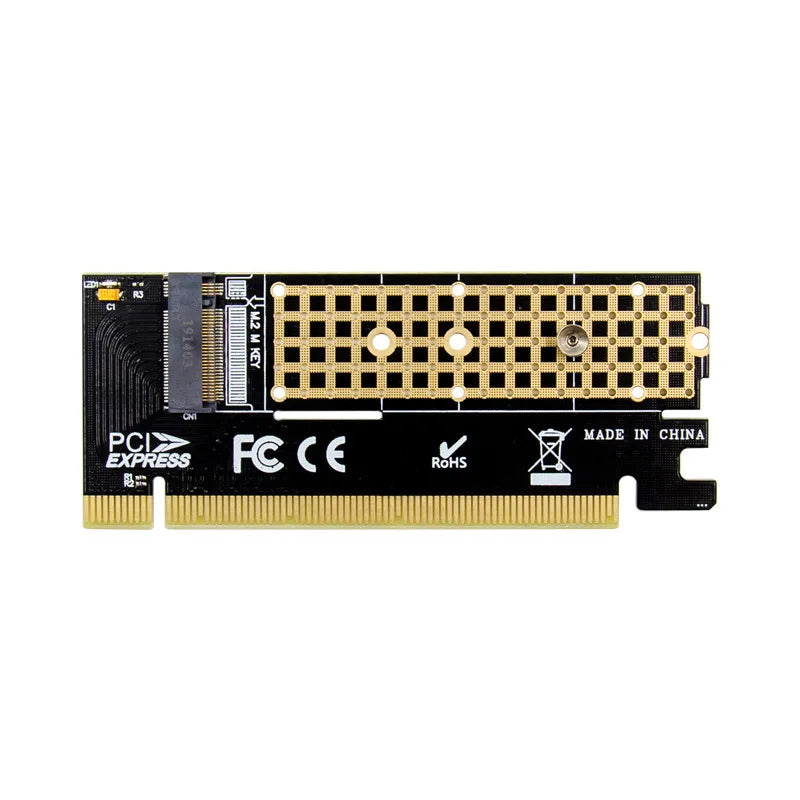 PCIe X16 M.2 NVMe SSD Adapter Card – 2230 2242 2260 2280 SSD Adapter Card HIP As Photo
