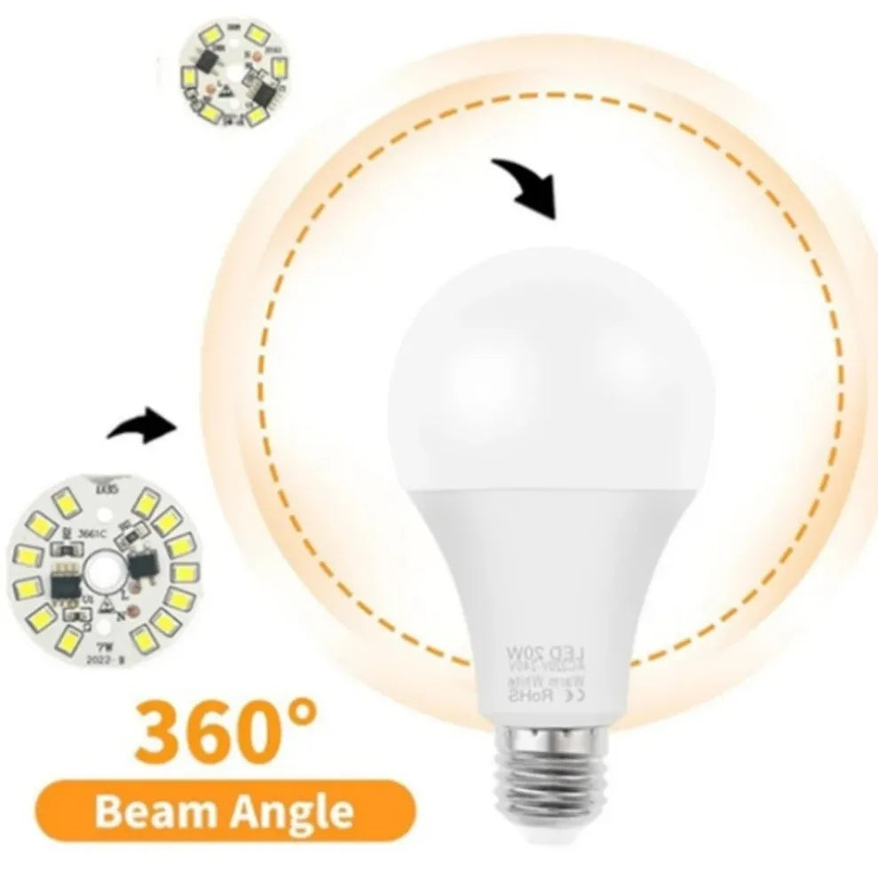 SMD2835 Circular LED Lamp Chip 3W–15W AC 220V Module LED Lamp Chip Module HIP