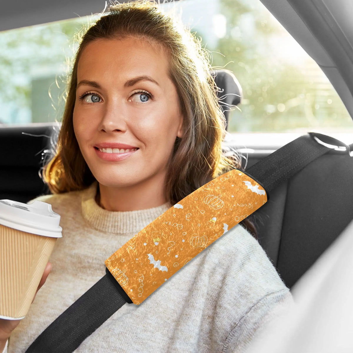 2-Pack Car Seat Belt Covers – Soft Shoulder Pads | Halloween Seat Belt Cover HIP