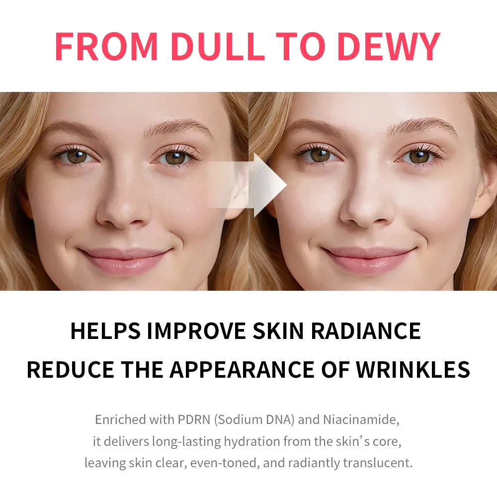 PDRN Pink Niacinamide Milky Toner for Hydrating Moisturizing Soothing Ceramide Glass Glow Skin Milky Toner Korean Skincare HIP