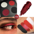 Afflano 4-Color Eyeshadow Palette – Matte & Shimmer Smoky Eye Eyeshadow Palette HIP Red