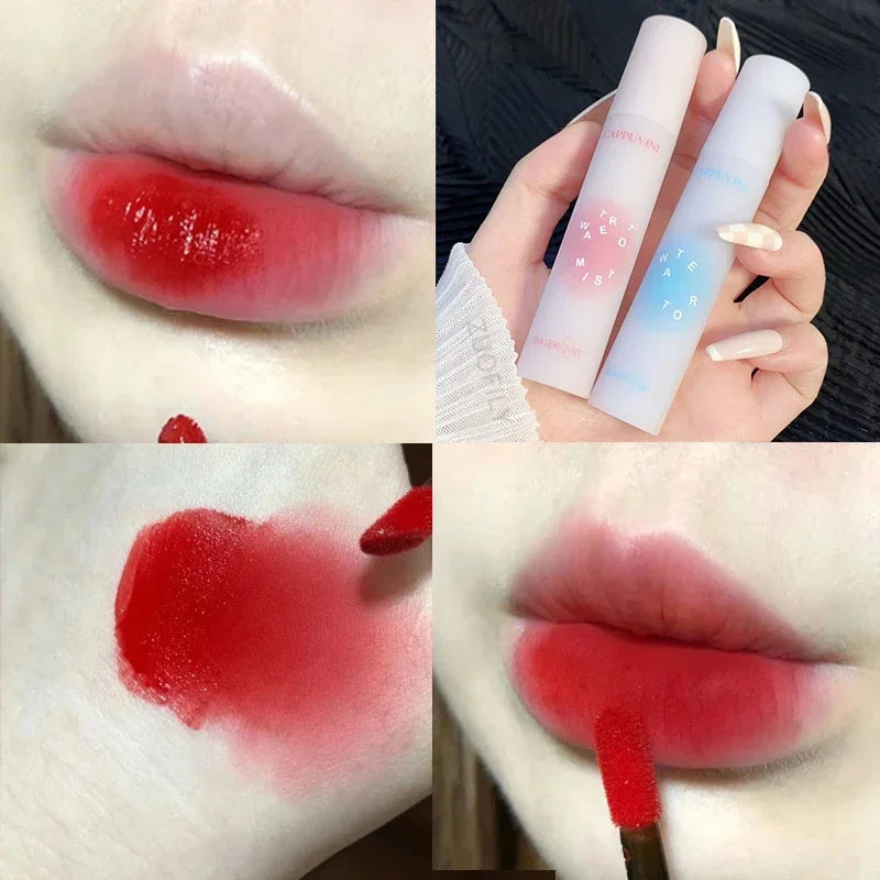 6 Colors Water To Mist Lip Tint Long-Lasting Liquid Lipstick Waterproof Sexy Matte Fog Lip Gloss Makeup Lipstick Glaze Cosmetics HIP