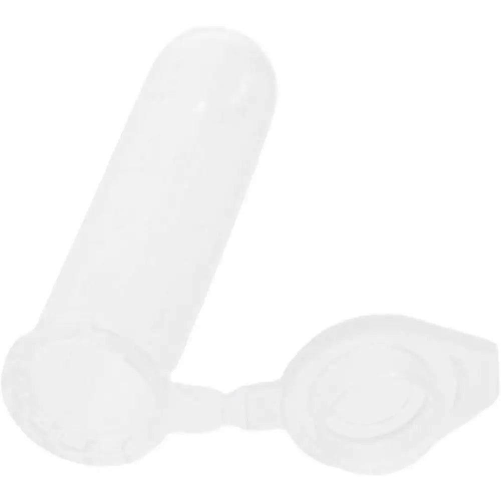 500-Pack 2ml Clear Plastic Micro Vials with Snap Cap Plastic Storage Vials HIP