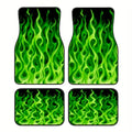Set of 4 Hip-Hop Flame Design Car Floor Mats – Front & Rear Car Floor Mats HIP 1