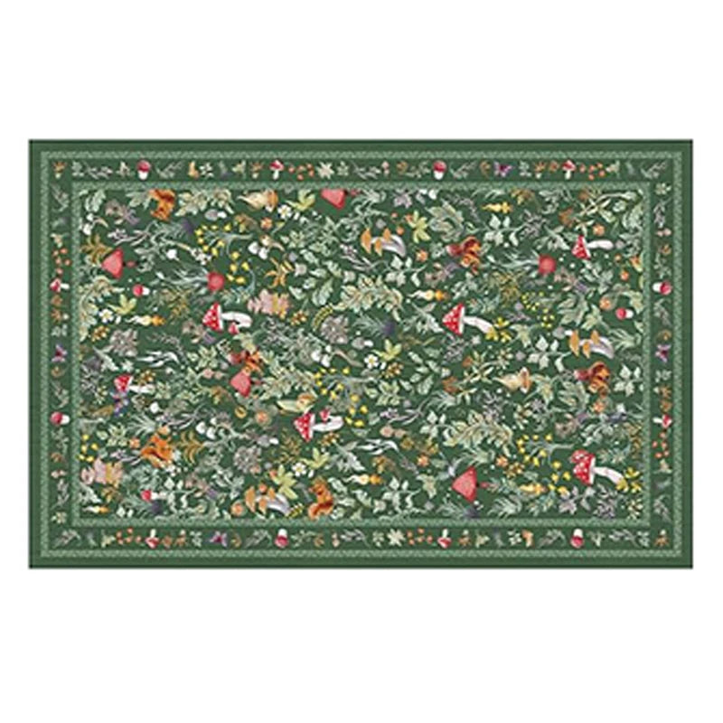 Large Fox Animal Print Rug – Soft, Non-Slip & Washable Area Rug HIP GU6830-YZ Customizable size