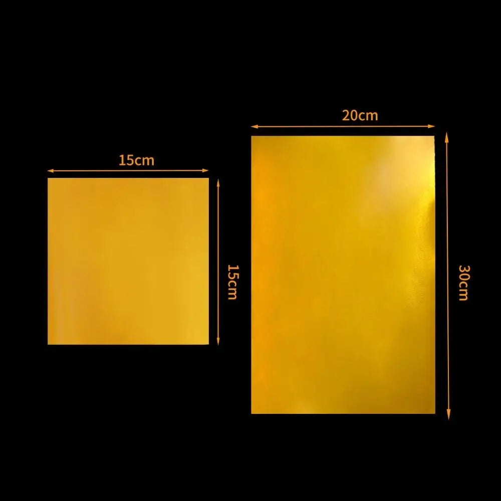 70 Micron Gold Silver Aluminum Foil Art Paper – DIY Engraving Foil Art Paper HIP
