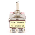ON/OFF/ON 3 Position Toggle Switch 4PDT 12 Pin 12mm 15A/250VAC 10A/380VAC 4PDT 3 Position Toggle Switch HIP 12mm