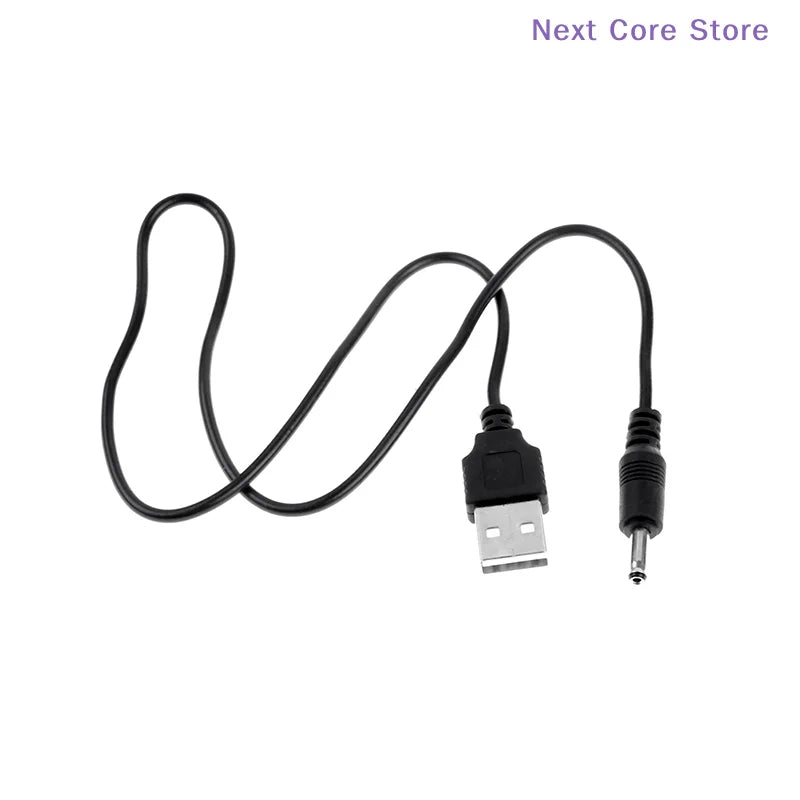 USB Male to 3.5mm DC Charging Cable 60cm – Black USB Charging Cable HIP