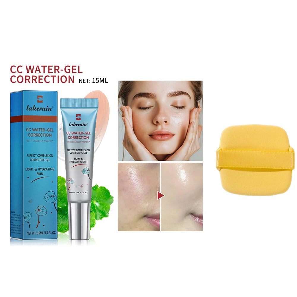 CC Cream Color Changing Liquid Foundation Centella Korean High Coverage Foundation Foundation Cream for Face Base Makeup HIP 1pc free puff 1