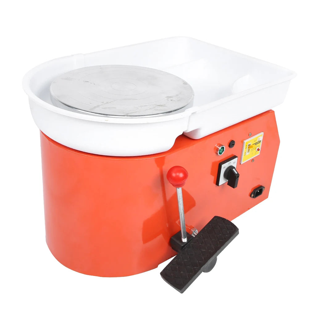 Ceramic Pottery Electric Machine Detachable Basin Adjustable Speed Art Craft DIY Clay Tool 350W DIY Clay Tool Pottery Machine HIP