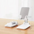 Foldable Telescopic Phone Holder Stand – Desktop & Bedside Phone Holder Stand HIP WHITE