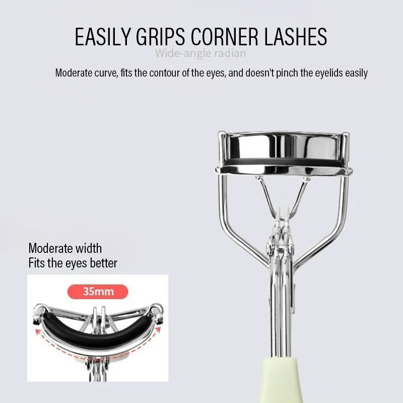 Eyelash Curler Eyelash Curler Tweezers Curved Handle Does Not Hurt Eyelashes Long-lasting Curling Eye Makeup Cosmetics Tools HIP