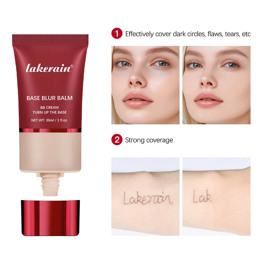 Base Blurring Foundation 5Colors Long Lasting 24H Control Oil Smooth Matte Balancing Shine Base Bronze Cosmetics Makeup HIP